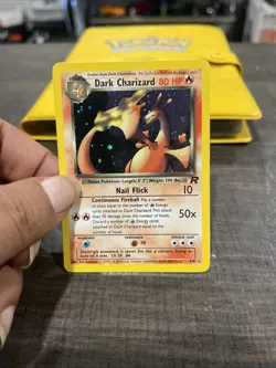 2000 Pokemon Card Dark Charizard 4/82 Team Rocket Holo NM - Image 3