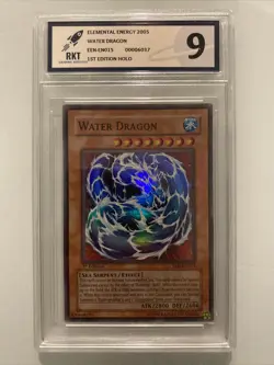 Water Dragon | PSA 9 | EEN-EN015 | Super Rare | 1st Ed | Yu-Gi-Oh Card | Mint - Image 1
