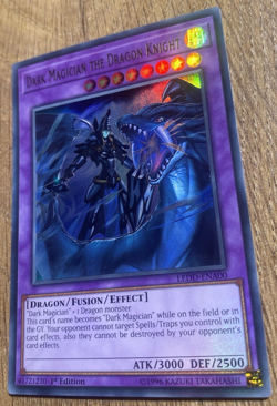 Dark Magician the Dragon Knight | LEDD-ENA00 | Ultra Rare | 1st Ed | YuGiOh Mint - Image 3