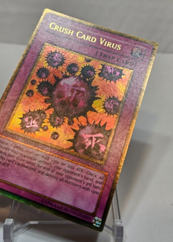 Crush Card Virus GLD1-EN038 Gold Rare Limited Edition Yugioh 6207 - Image 3