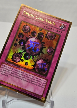 Crush Card Virus GLD1-EN038 Gold Rare Limited Edition Yugioh 6207 - Image 4