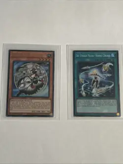 Yu-Gi-Oh! TCG: Justice Hunters- Sky Striker Mecha CR, Dracotail Lukias UR Mint - Image 1