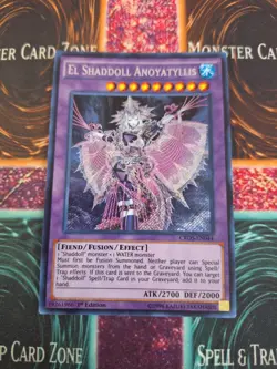 Yu-Gi-Oh! El Shaddoll Anoyatyllis CROS-EN044 Secret Rare 1st Edition Near Mint - Image 1