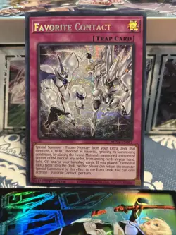 Yu-Gi-Oh! Favorite Contact 1st Ed. MP24-EN063 Prismatic Secret Rare LP - Image 1