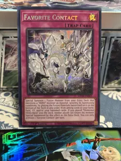 Yu-Gi-Oh! Favorite Contact 1st Ed. MP24-EN063 Prismatic Secret Rare LP - Image 2