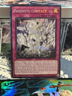 Yu-Gi-Oh! Favorite Contact 1st Ed. MP24-EN063 Prismatic Secret Rare LP - Image 3