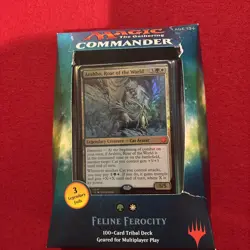 MTG 2017 Feline Ferocity Commander Deck Factory Sealed Magic Gathering English - Image 4