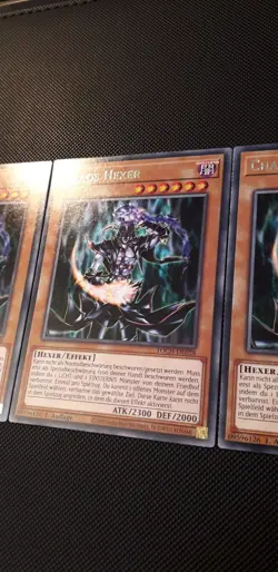 Yu-Gi-Oh! 3x Chaos Hexer, TOCH-DE028, Rare, 1. Auflage, Deutsch, NM-EX - Image 3