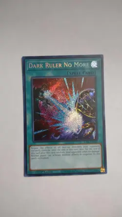 Dark Ruler No More Yu-Gi-Oh! 1st Ed RA01-EN060 Secret Rare NM - Image 1