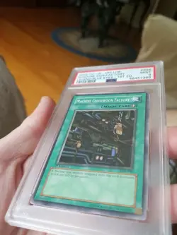 Yugioh Machine Conversion Factory LOB-096 1st Ed.New MINT PSA 9 Extremely Rare ! - Image 2