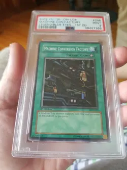 Yugioh Machine Conversion Factory LOB-096 1st Ed.New MINT PSA 9 Extremely Rare ! - Image 5