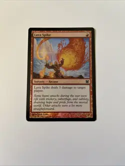 Lava Spike Modern Masters FOIL (LP) MTG Playing Card - Image 1
