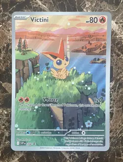 Victini SVP 208 JUMBO Black Bolt White Flare Pokemon PROMO 2025 - Oversized Card - Image 1