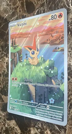 Victini SVP 208 JUMBO Black Bolt White Flare Pokemon PROMO 2025 - Oversized Card - Image 2