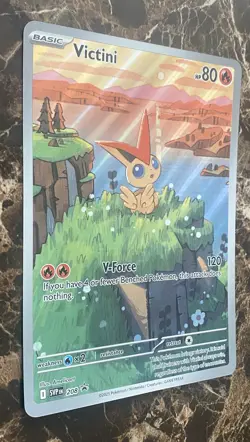 Victini SVP 208 JUMBO Black Bolt White Flare Pokemon PROMO 2025 - Oversized Card - Image 3