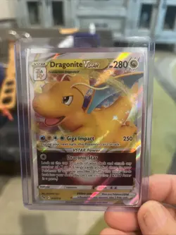 Pokemon TCG Dragonite VSTAR Holo Ultra Rare Card 050/078 Pokemon Go Mint Cond. - Image 1