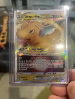 Pokemon TCG Dragonite VSTAR Holo Ultra Rare Card 050/078 Pokemon Go Mint Cond. - Image 2
