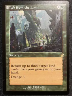 MTG Life From the Loam #350 Regular Card Retro Frame, Ravnica Remastered NM - Image 1