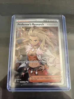 Professor's Research: Professor Sada Trainer Card Scarlet & Violet Base 240:198 - Image 1