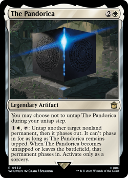 The Pandorica (Surge 630) FOIL Doctor Who NM Artifact Rare MAGIC CARD ABUGames - Image 1