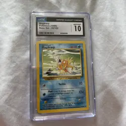 Pokemon Magikarp Card 35/102 Mint CGC 10 - Image 2