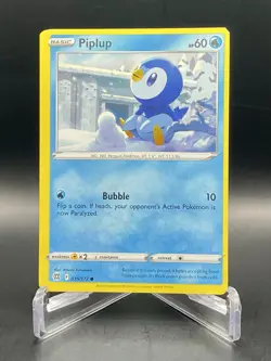 Piplup 035/172 **MISCUT** Brilliant Stars Regular Common Card Pokemon TCG NM/M - Image 1