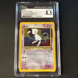 Pokemon TCG Black Star Promo Holo Card Mew #9 CGC 8.5 - Image 3