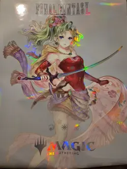 MTG x Final Fantasy Promo Poster TERRA Foil Magic The Gathering 2025 Original - Image 2