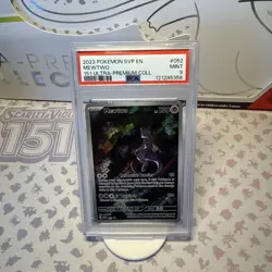 Pokemon Mewtwo TCG Scarlet & Violet Black Star Promo Holo Card 052 PSA 9 - Image 1