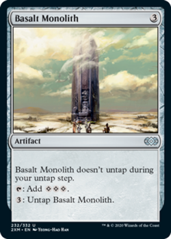 MTG Basalt Monolith - Foil, NM-Mint, English Double Masters - Image 1