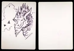 Magic MTG Artist Proof FOIL Artist Signed Altered 2x Thriving Rats NEAR MINT NM - Image 2