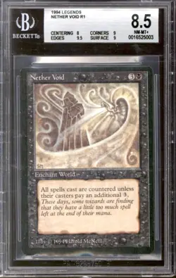 Magic MTG Legends Nether Void BGS 8.5 (8, 9, 9.5, 9) NEAR MINT NM - Image 1