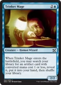 4x Trinket Mage NM-Mint, English Duel Decks: Elves vs. Inventors MTG Magic - Image 1