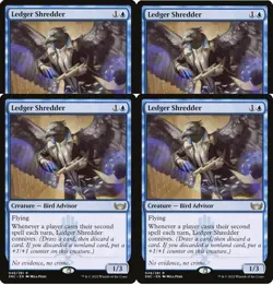 Magic MTG Streets of New Capenna PLAYSET 4x Ledger Shredder x4 NEAR MINT NM - Image 1
