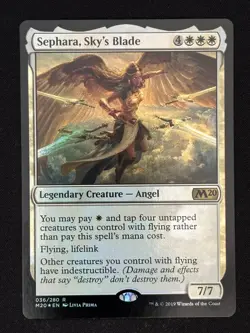1x MTG Sephara, Sky's Blade (Foil) - Core Set 2020 (M20) #36 - Magic - Image 1