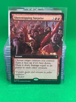 MTG - SHOWSTOPPING SURPRISE - Extended Art - Karlov Manor Commander (R) - Image 1