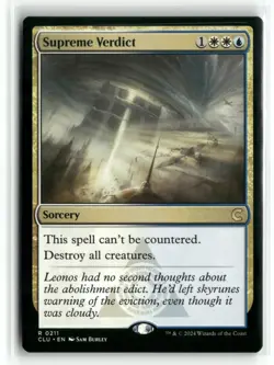 Supreme Verdict 0211 Ravnica: Clue Edition CLU MTG Magic - Image 1