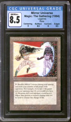 Magic MTG Legends Mirror Universe CGC 8.5 NEAR MINT NM - Image 1