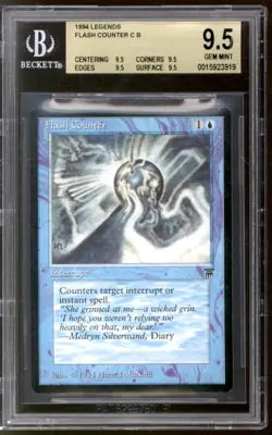 Magic MTG Legends Flash Counter BGS 9.5 (9.5, 9.5, 9.5, 9.5) GEM MINT QUADS - Image 1