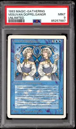 Magic MTG Unlimited Vesuvan Doppelganger PSA 9 NEAR MINT NM - Image 1