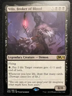 Vilis, Broker of Blood #122 (NM) Core Set 2020 M20 Magic MTG - Image 1