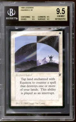 Magic MTG Legends Equinox BGS 9.5 (9.5, 9.5, 9.5, 9.5) GEM MINT QUADS - Image 1