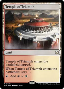 Temple of Triumph MP #438Commander: March of the Machine MTG - Image 1