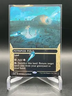 MTG Petrified Field (Borderless) M 0032 Edge of Eternities Mythic Magic TCG NM/M - Image 1