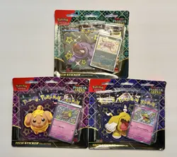 Pokemon Paldean Fates Tech Sticker Collection Set NEW SEALED - Image 1