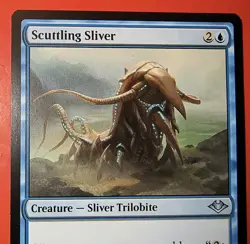 MTG, SCUTTLING SLIVER, MODERN HORIZONS / REGULAR FINISH/UNCOMMON 088/254, NM - Image 2