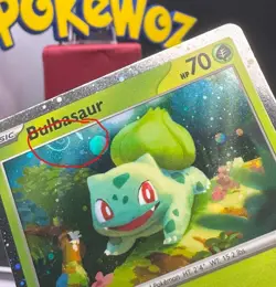 HD🌀Swirl Pokemon 151 Bulbasaur SVP046 Black Star Promo HD Rare NM - Image 1