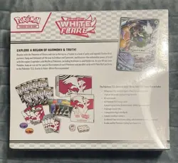 Pokemon TCG White Flare Elite Trainer Box ETB Trading Cards - Factory New Sealed - Image 2