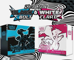 Pokemon Center Black Bolt And White Flare Elite Trainer Boxes (1 each) - Image 1