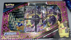 Pokemon TCG Crown Zenith Morpeko V- Union Premium Playmat Collection Box - Image 1